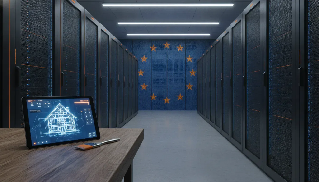 Souveräne Cloud fürs Handwerk: Warum Ihre Betriebsdaten in europäischen Rechenzentren sicherer sind