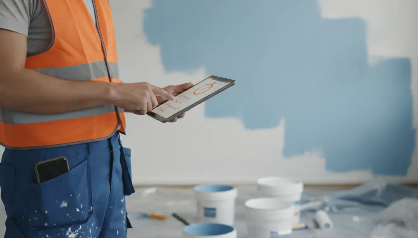 Digitalisierung im Malerhandwerk: 5 konkrete Schritte zur papierlosen Baustelle