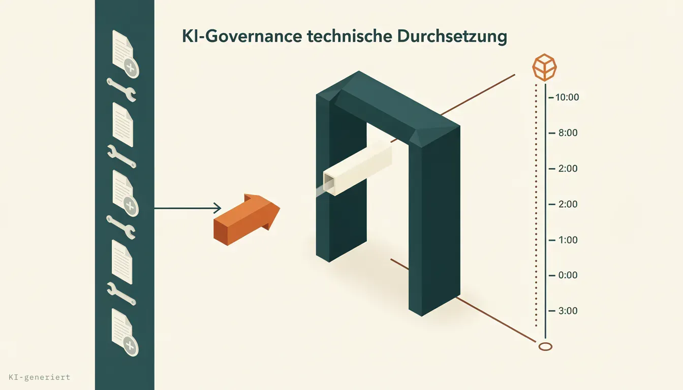 Vom Prompt zur Kontrolle: KI-Governance braucht technische Durchsetzung