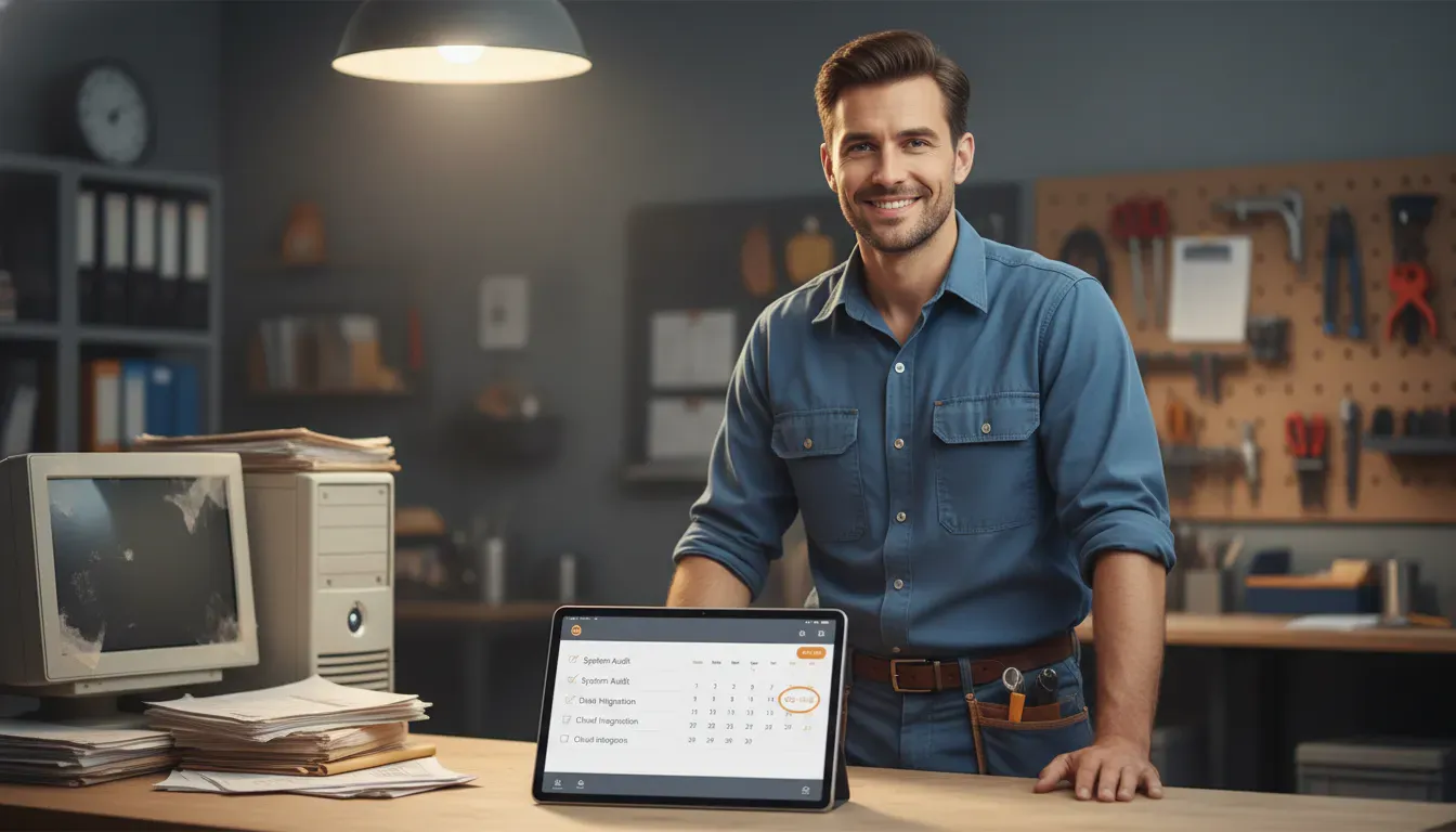 Legacy-Software im Handwerk: Wie Sie Ihre alte Auftragsverwaltung ohne Risiko modernisieren
