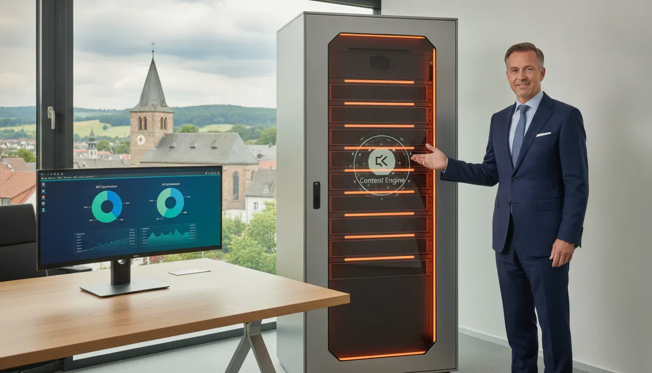 Digitalisierung für Betriebe in Seeheim-Jugenheim, Pfungstadt & Alsbach: Mit einer eigenen Content Engine zur KI-Sichtbarkeit