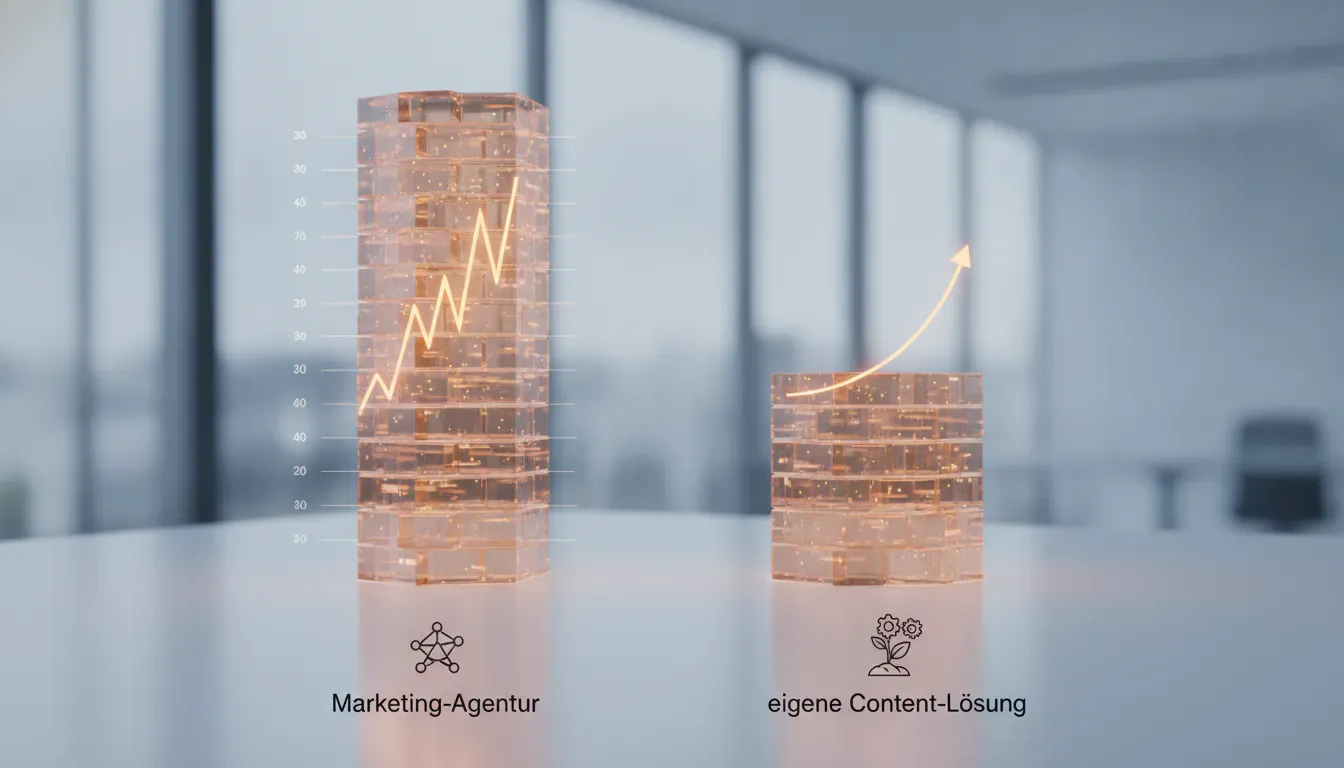 Marketing-Agentur vs. eigene Content-Lösung: Kostenvergleich über 3 Jahre für Seeheim-Jugenheim
