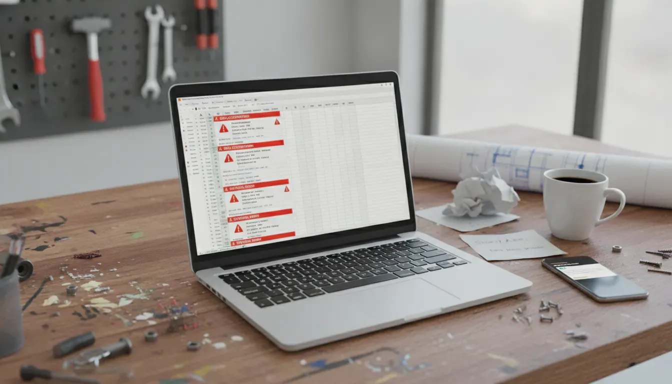 Schatten-IT im Handwerk: Warum Ihre Excel-Tabellen ein Sicherheitsrisiko sind und wie Sie es beheben