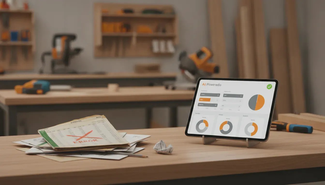 Excel ade: Wie ein Zimmererbetrieb seine Auftragsverwaltung mit KI automatisiert hat
