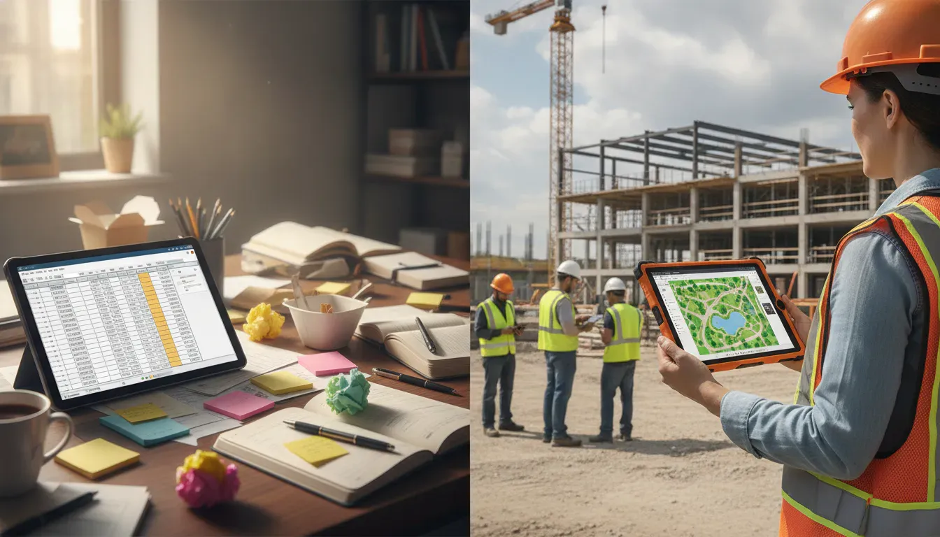 Von der Zettelwirtschaft zur digitalen Baustelle: So gelingt die digitale Transformation im GaLaBau