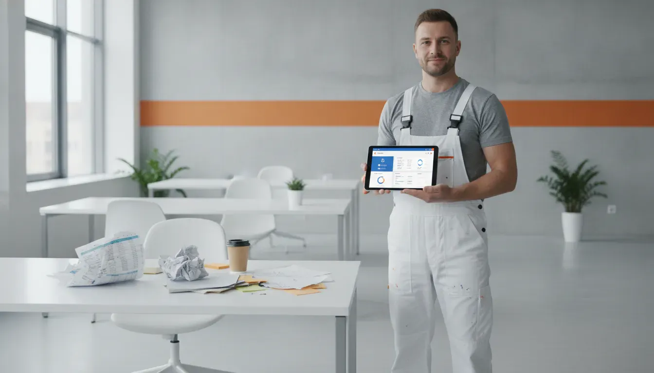 Excel ade: Wie Handwerksbetriebe mit maßgeschneiderter Software ihre Verwaltungszeit halbieren