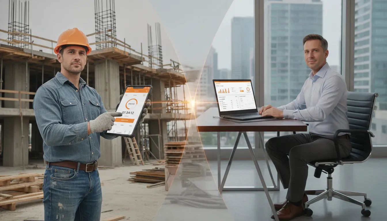 Von der Baustelle ins Büro: Wie digitale Stundenzettel Ihre Abrechnung revolutionieren