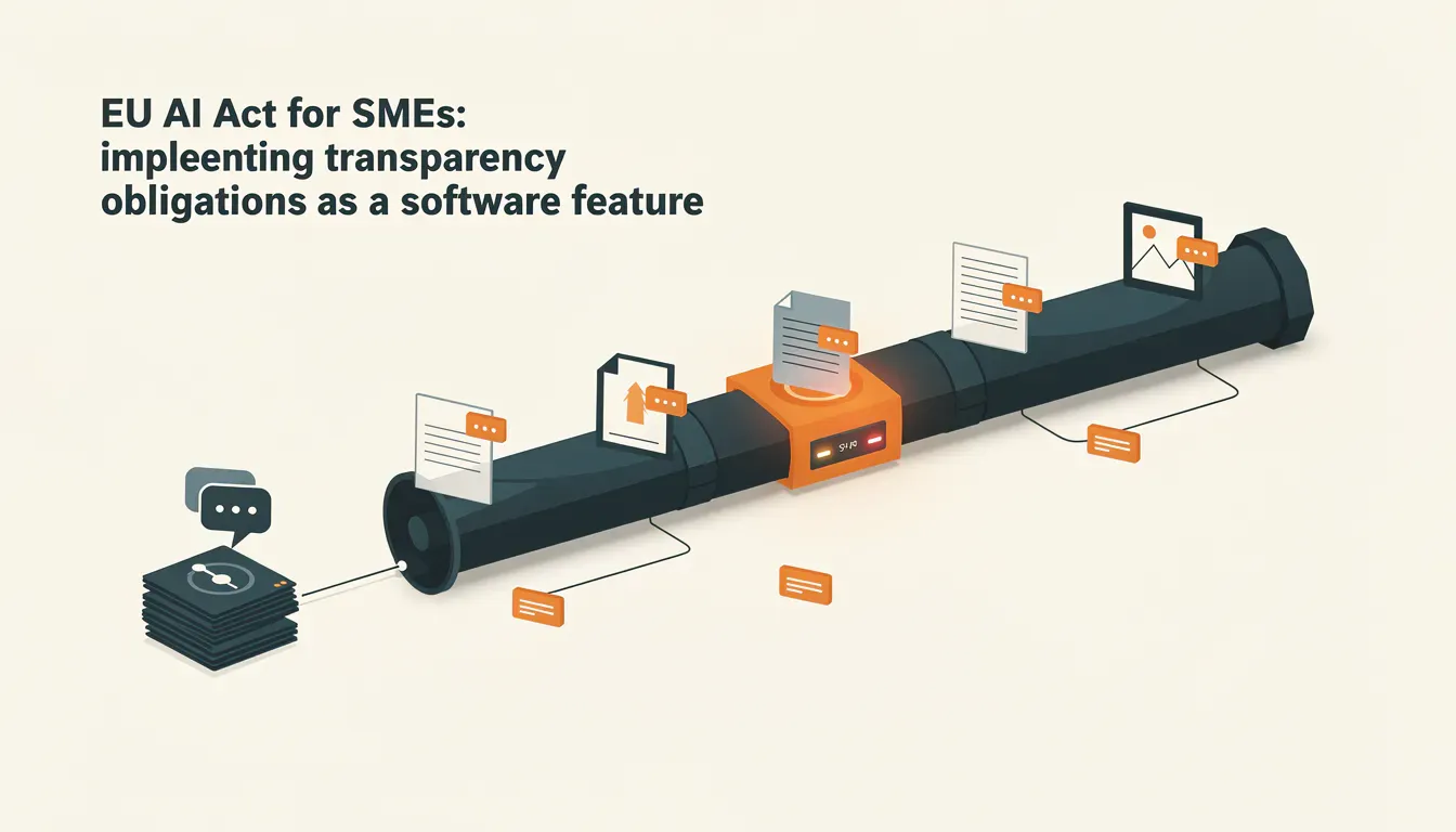 EU AI Act im Mittelstand: Transparenzpflichten als Software-Feature umsetzen